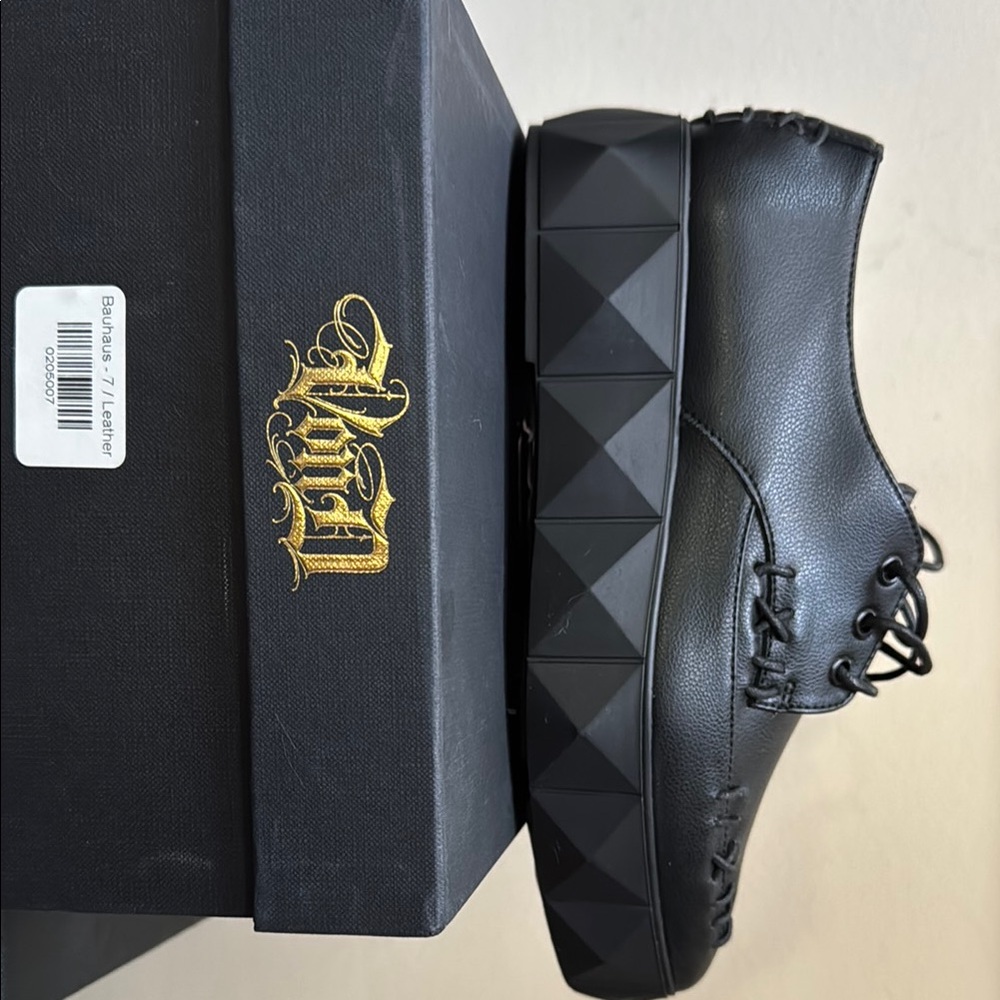 Black Faux Leather Women’s  Shoes
